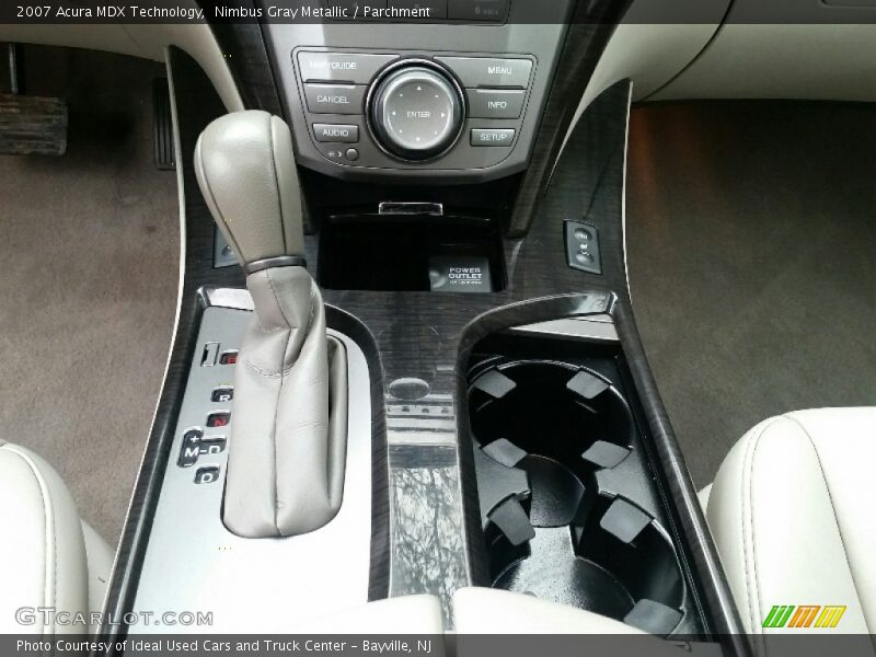 Nimbus Gray Metallic / Parchment 2007 Acura MDX Technology