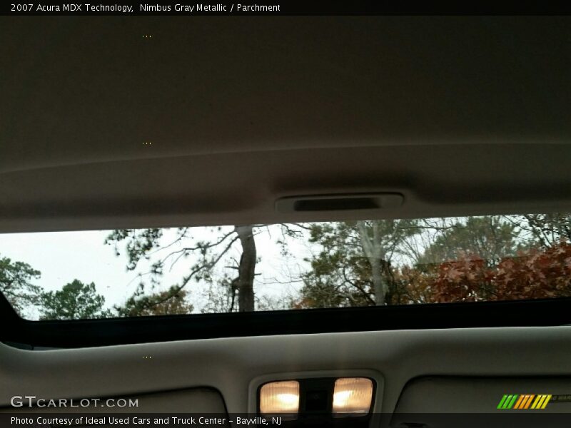 Nimbus Gray Metallic / Parchment 2007 Acura MDX Technology