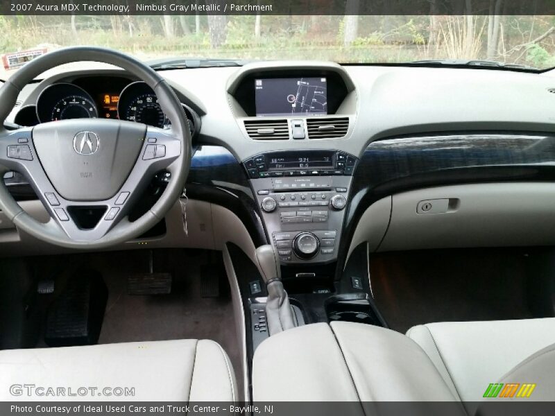 Nimbus Gray Metallic / Parchment 2007 Acura MDX Technology