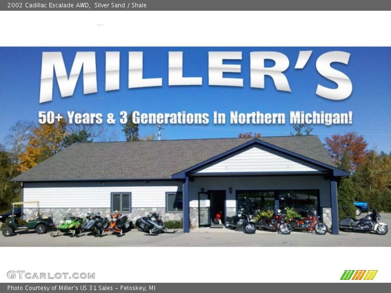 Silver Sand / Shale 2002 Cadillac Escalade AWD