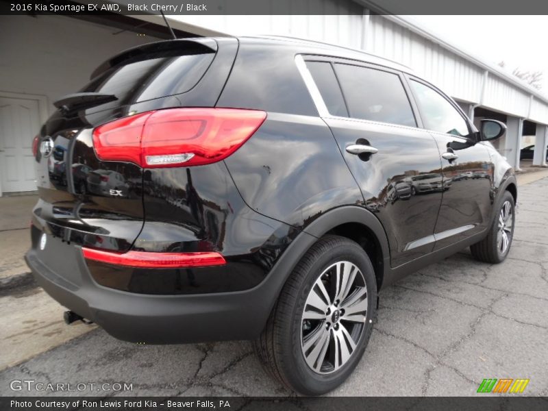  2016 Sportage EX AWD Black Cherry