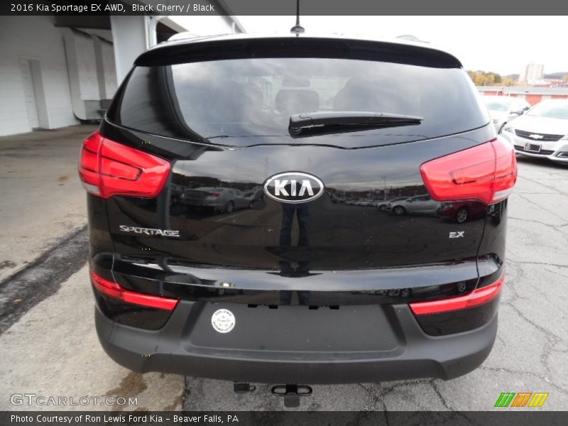 Black Cherry / Black 2016 Kia Sportage EX AWD