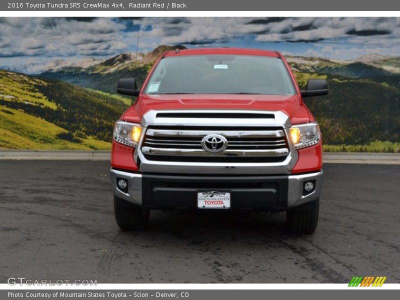 Radiant Red / Black 2016 Toyota Tundra SR5 CrewMax 4x4