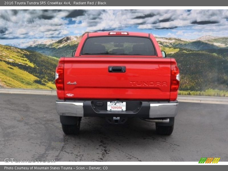 Radiant Red / Black 2016 Toyota Tundra SR5 CrewMax 4x4