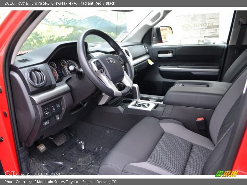 Radiant Red / Black 2016 Toyota Tundra SR5 CrewMax 4x4