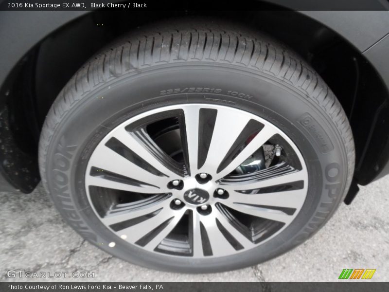 Black Cherry / Black 2016 Kia Sportage EX AWD