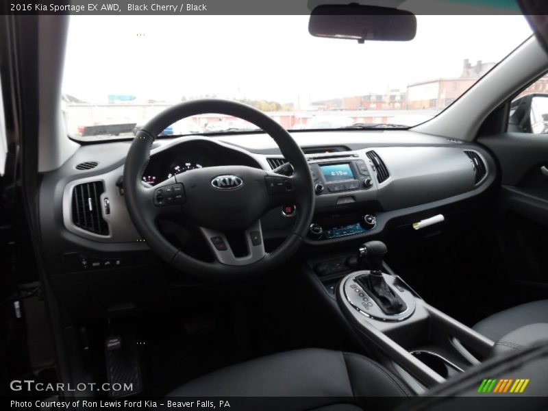 Black Cherry / Black 2016 Kia Sportage EX AWD