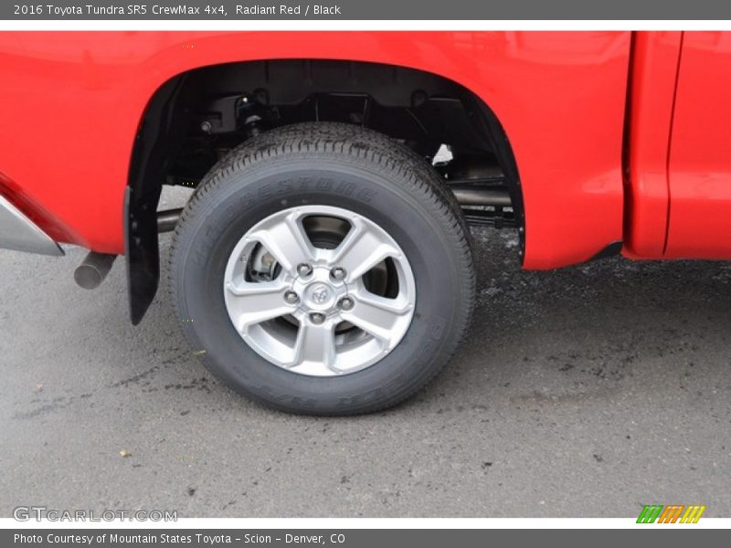 Radiant Red / Black 2016 Toyota Tundra SR5 CrewMax 4x4