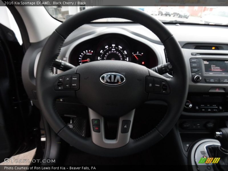Black Cherry / Black 2016 Kia Sportage EX AWD