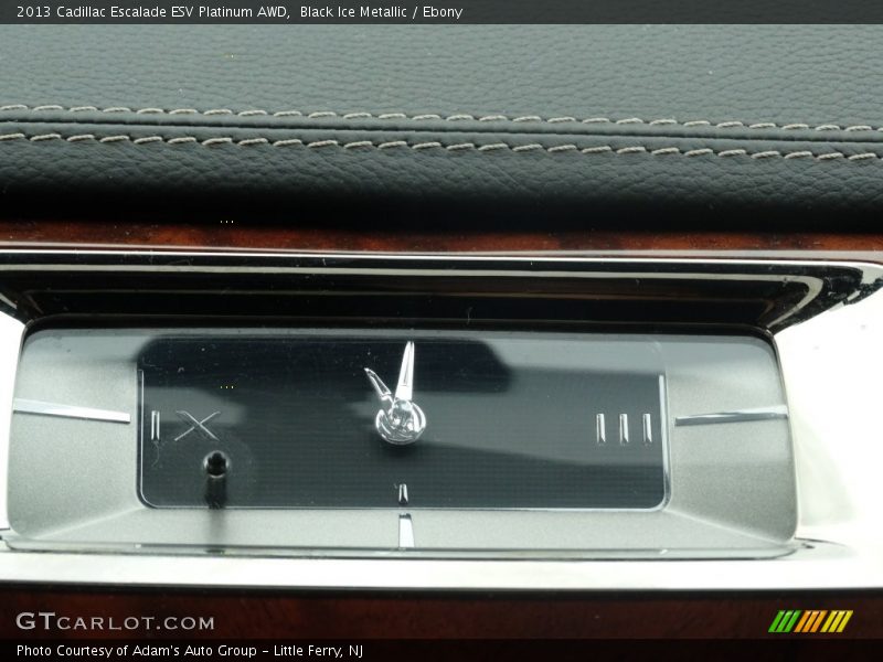 Black Ice Metallic / Ebony 2013 Cadillac Escalade ESV Platinum AWD