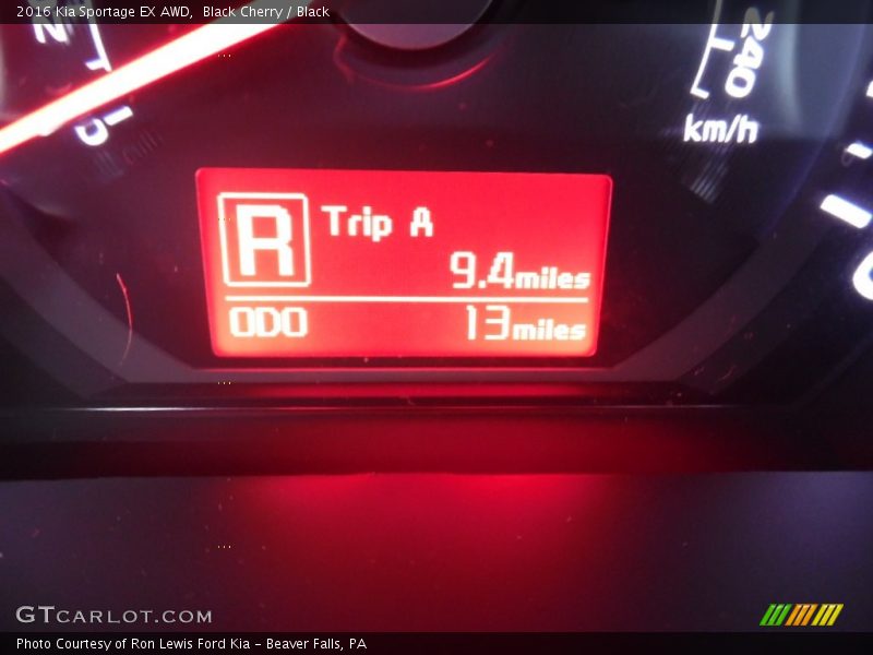 Black Cherry / Black 2016 Kia Sportage EX AWD