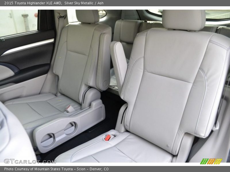 Silver Sky Metallic / Ash 2015 Toyota Highlander XLE AWD