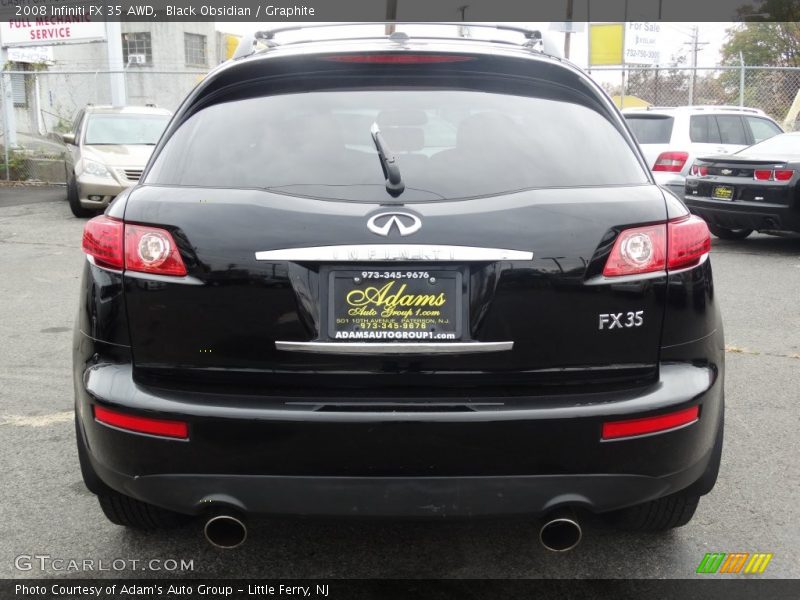 Black Obsidian / Graphite 2008 Infiniti FX 35 AWD