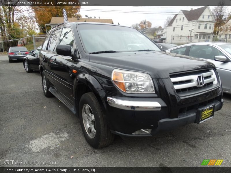 Formal Black / Olive 2008 Honda Pilot EX-L 4WD