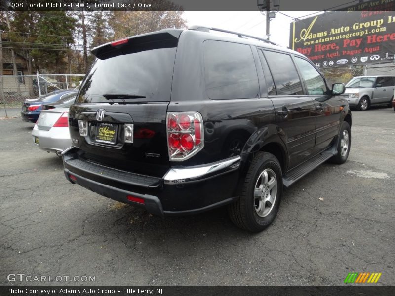 Formal Black / Olive 2008 Honda Pilot EX-L 4WD