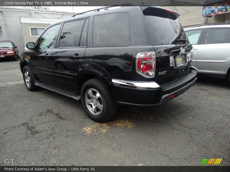 Formal Black / Olive 2008 Honda Pilot EX-L 4WD