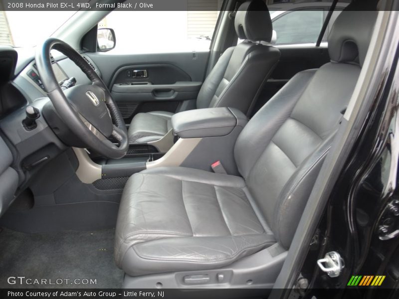 Formal Black / Olive 2008 Honda Pilot EX-L 4WD