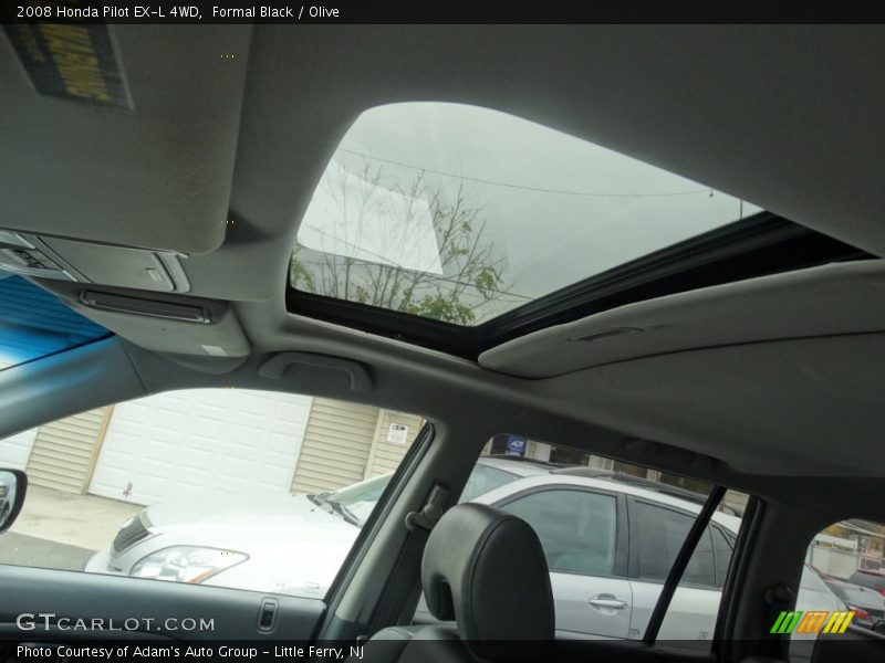 Formal Black / Olive 2008 Honda Pilot EX-L 4WD