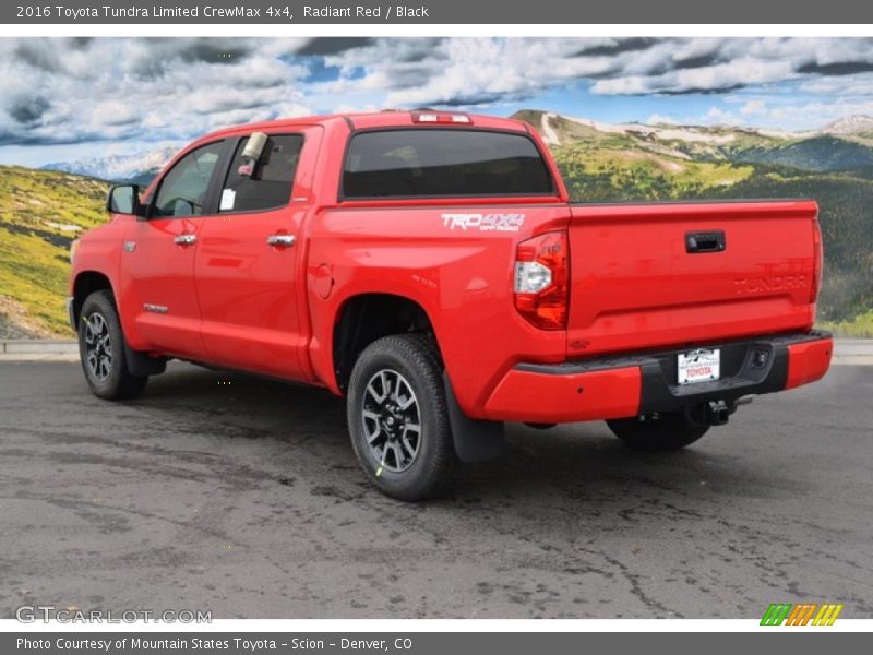 Radiant Red / Black 2016 Toyota Tundra Limited CrewMax 4x4