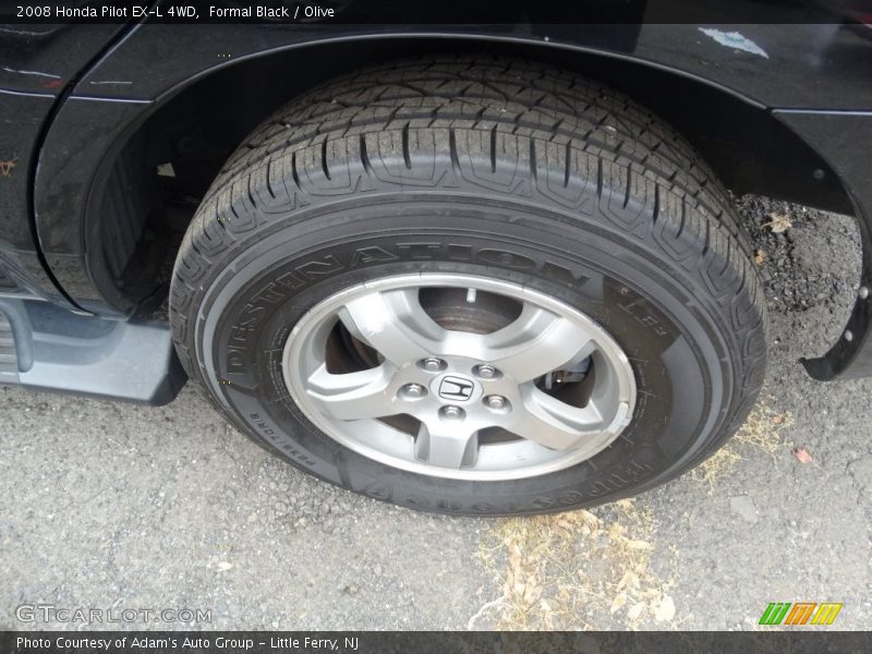 Formal Black / Olive 2008 Honda Pilot EX-L 4WD