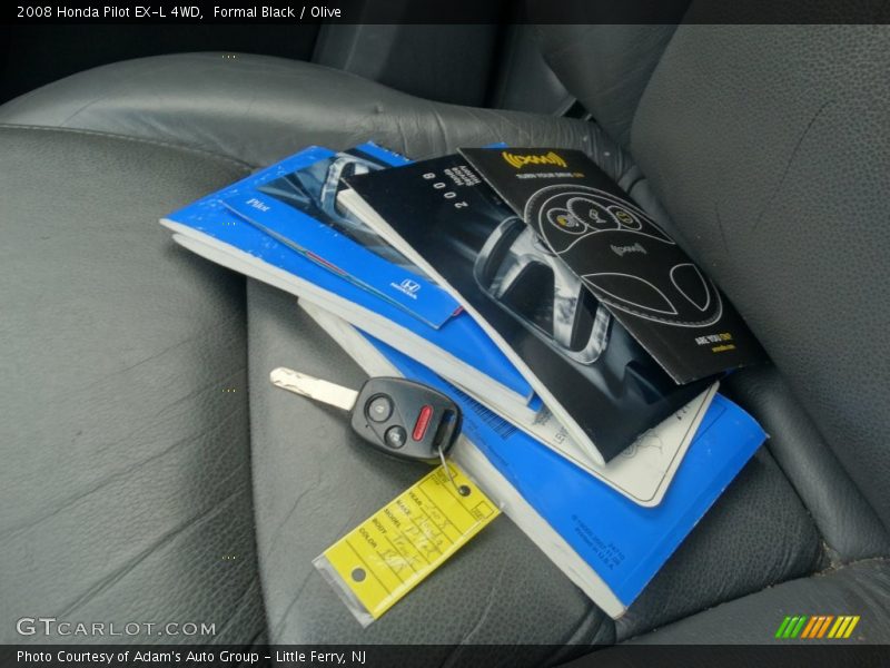 Formal Black / Olive 2008 Honda Pilot EX-L 4WD