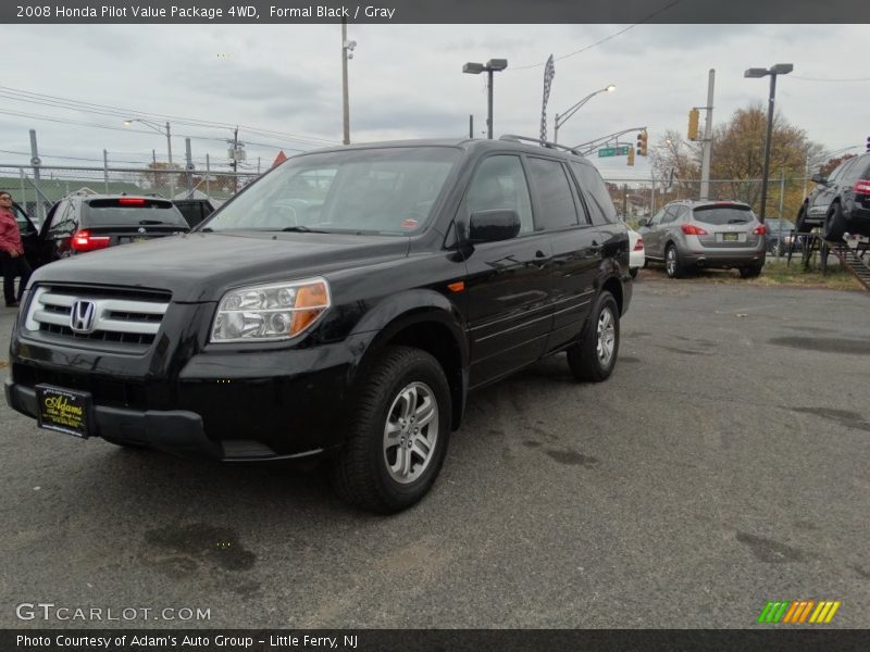 Formal Black / Gray 2008 Honda Pilot Value Package 4WD