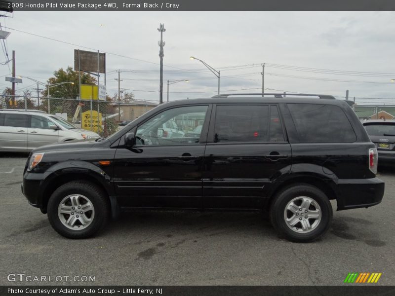 Formal Black / Gray 2008 Honda Pilot Value Package 4WD