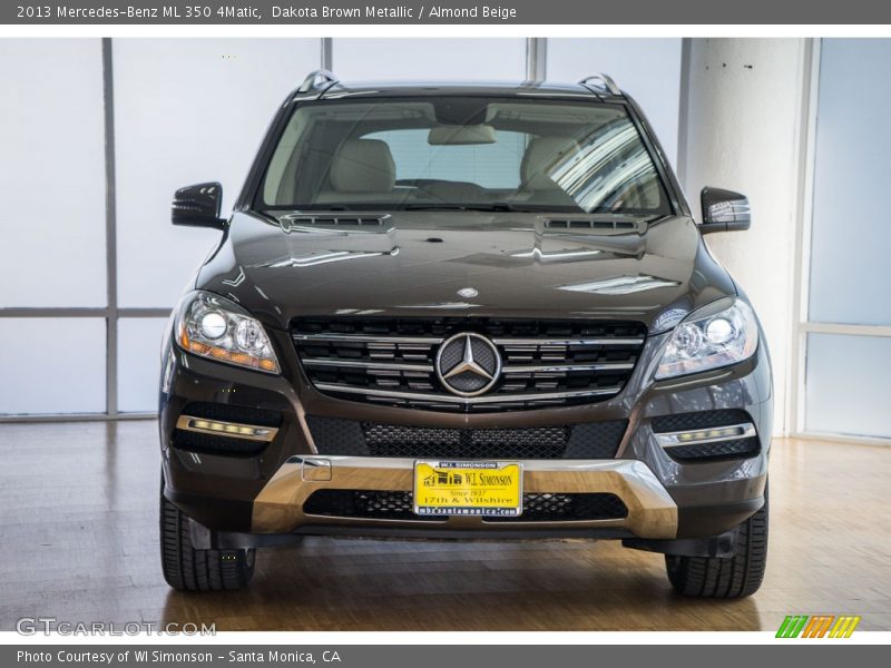 Dakota Brown Metallic / Almond Beige 2013 Mercedes-Benz ML 350 4Matic