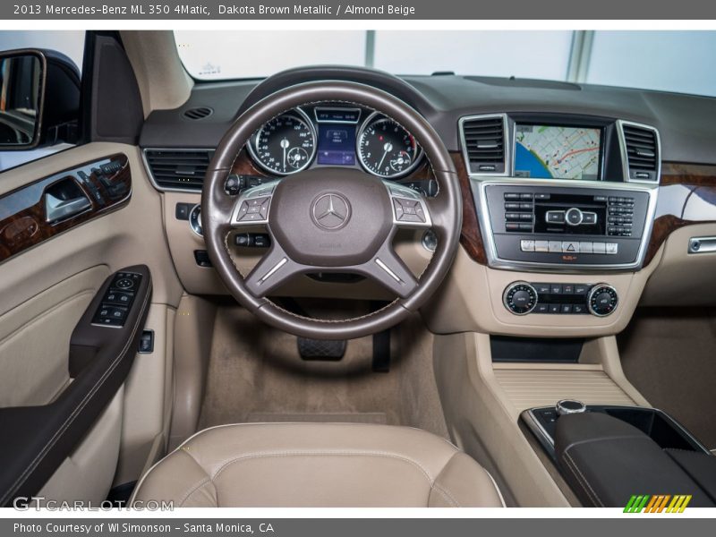 Dakota Brown Metallic / Almond Beige 2013 Mercedes-Benz ML 350 4Matic
