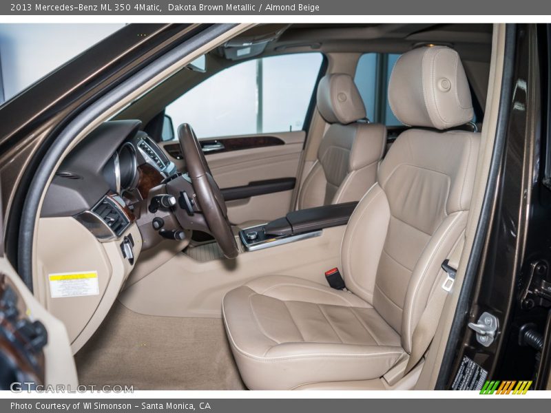 Dakota Brown Metallic / Almond Beige 2013 Mercedes-Benz ML 350 4Matic