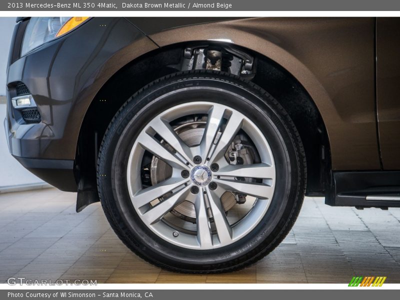 Dakota Brown Metallic / Almond Beige 2013 Mercedes-Benz ML 350 4Matic