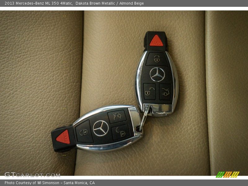 Dakota Brown Metallic / Almond Beige 2013 Mercedes-Benz ML 350 4Matic
