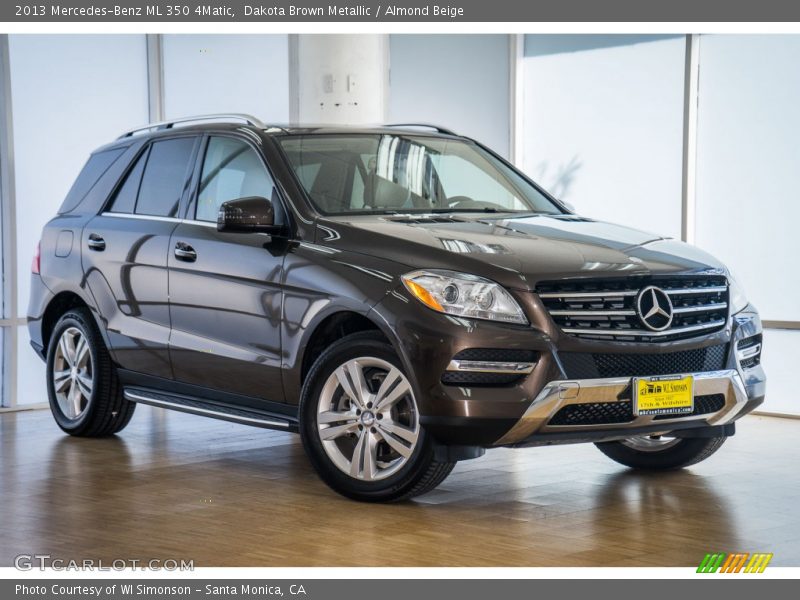 Dakota Brown Metallic / Almond Beige 2013 Mercedes-Benz ML 350 4Matic
