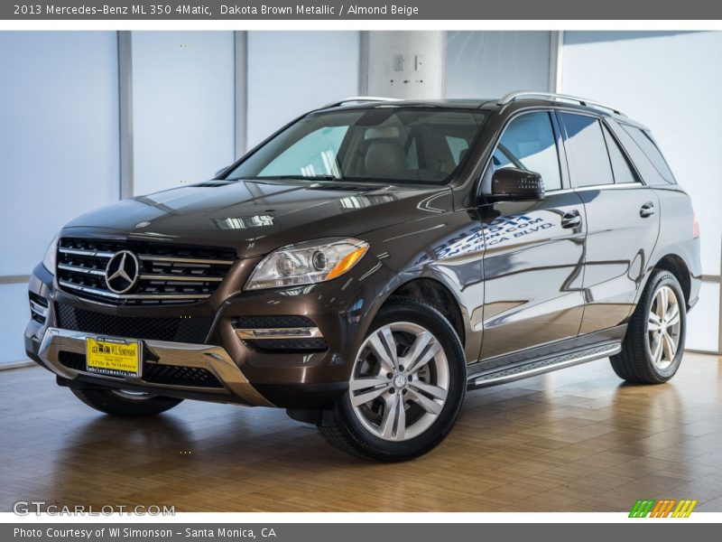 Dakota Brown Metallic / Almond Beige 2013 Mercedes-Benz ML 350 4Matic