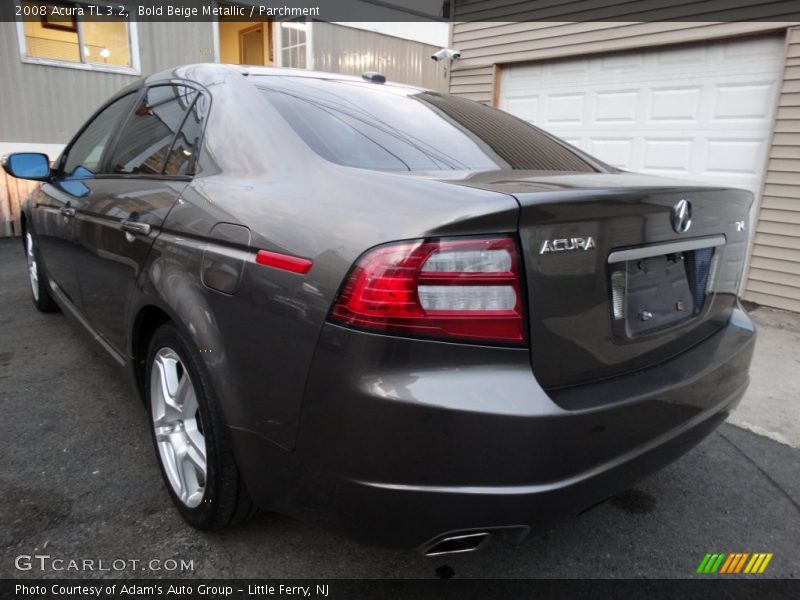 Bold Beige Metallic / Parchment 2008 Acura TL 3.2