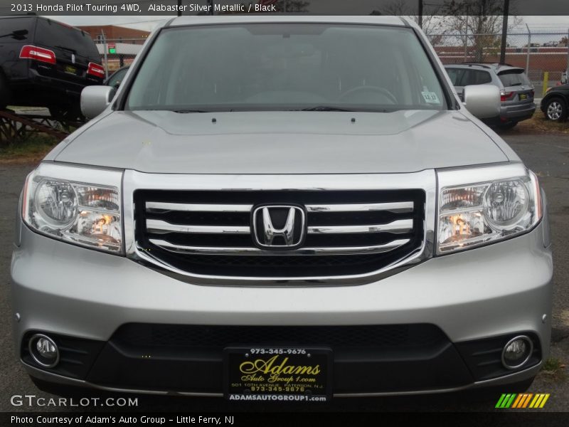 Alabaster Silver Metallic / Black 2013 Honda Pilot Touring 4WD