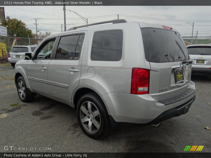 Alabaster Silver Metallic / Black 2013 Honda Pilot Touring 4WD