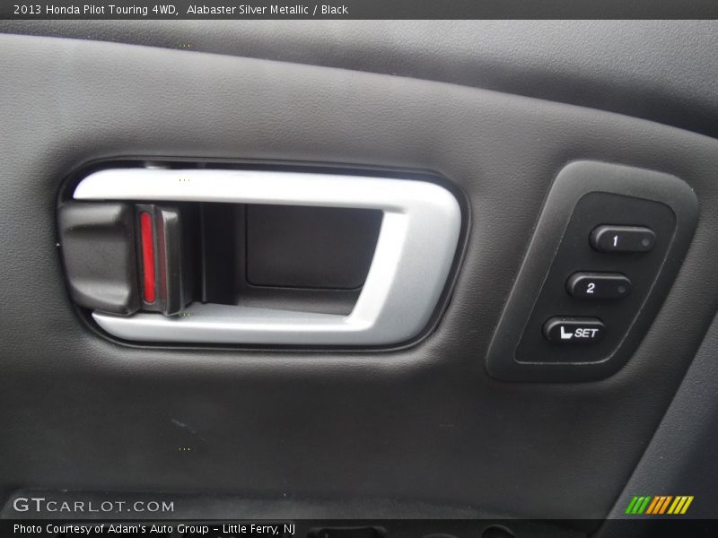 Alabaster Silver Metallic / Black 2013 Honda Pilot Touring 4WD