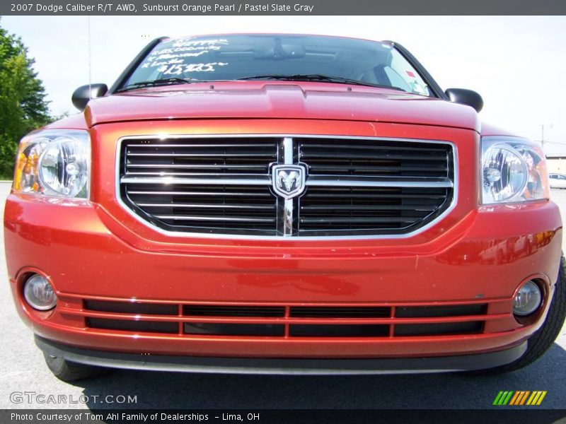 Sunburst Orange Pearl / Pastel Slate Gray 2007 Dodge Caliber R/T AWD