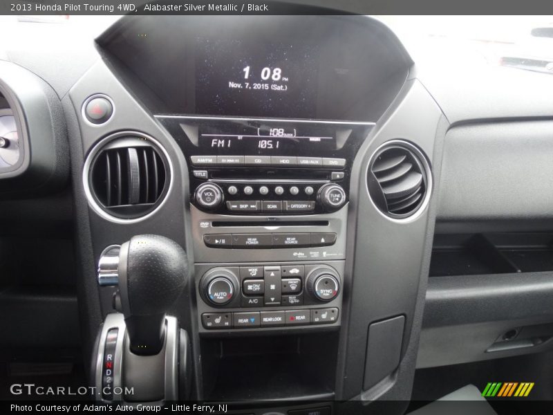 Alabaster Silver Metallic / Black 2013 Honda Pilot Touring 4WD