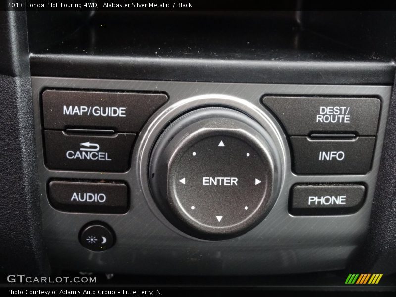 Alabaster Silver Metallic / Black 2013 Honda Pilot Touring 4WD