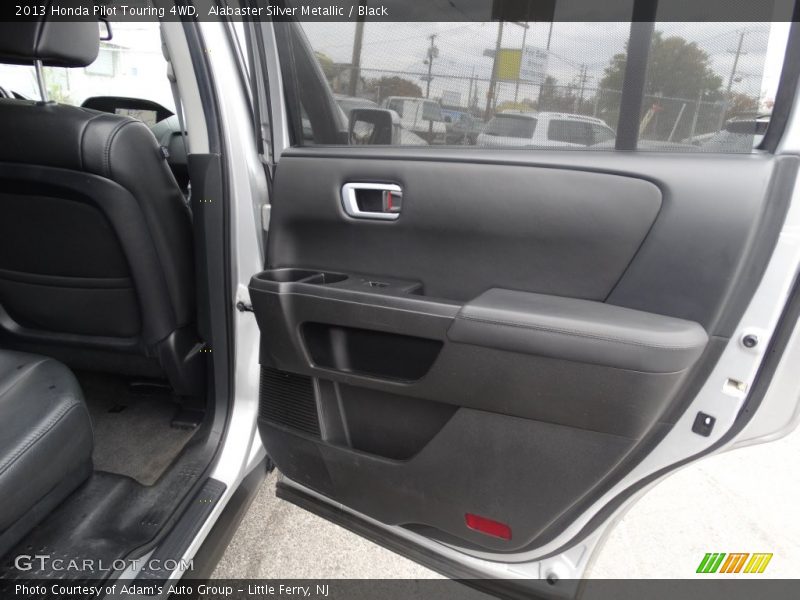Alabaster Silver Metallic / Black 2013 Honda Pilot Touring 4WD