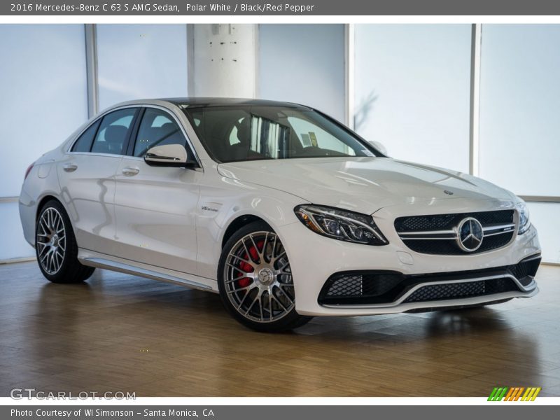 Front 3/4 View of 2016 C 63 S AMG Sedan