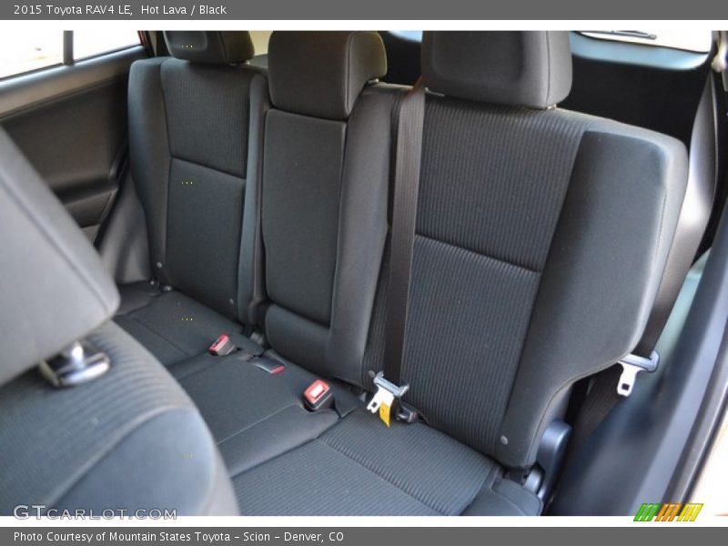 Hot Lava / Black 2015 Toyota RAV4 LE