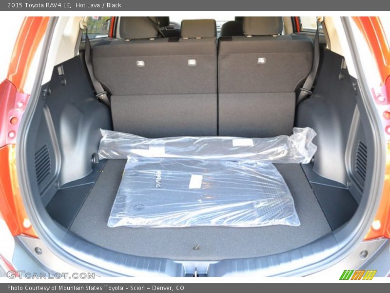 Hot Lava / Black 2015 Toyota RAV4 LE
