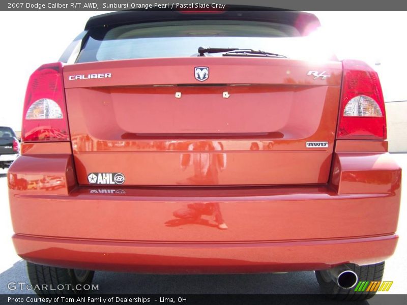 Sunburst Orange Pearl / Pastel Slate Gray 2007 Dodge Caliber R/T AWD