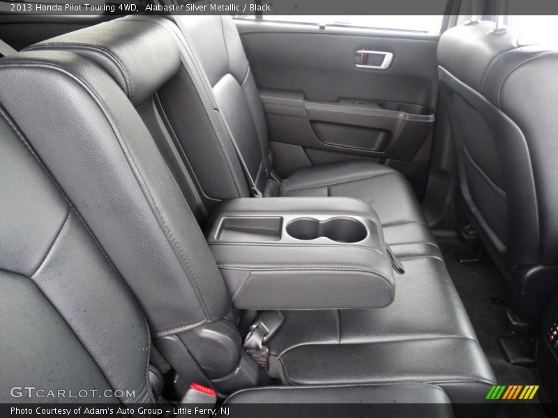 Alabaster Silver Metallic / Black 2013 Honda Pilot Touring 4WD
