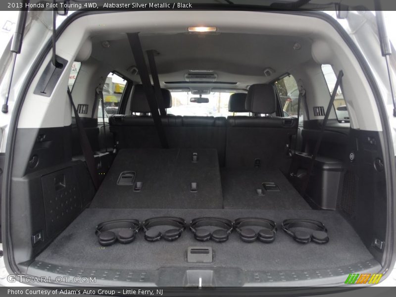 Alabaster Silver Metallic / Black 2013 Honda Pilot Touring 4WD