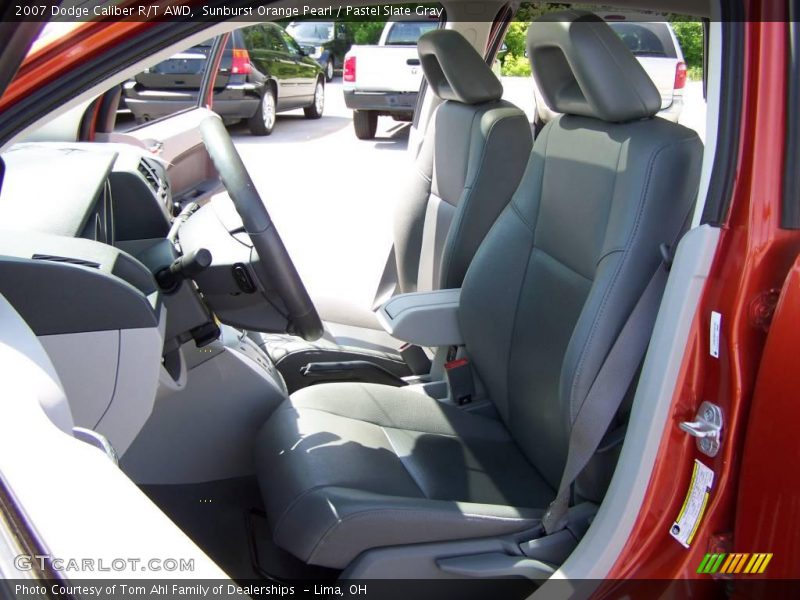 Sunburst Orange Pearl / Pastel Slate Gray 2007 Dodge Caliber R/T AWD