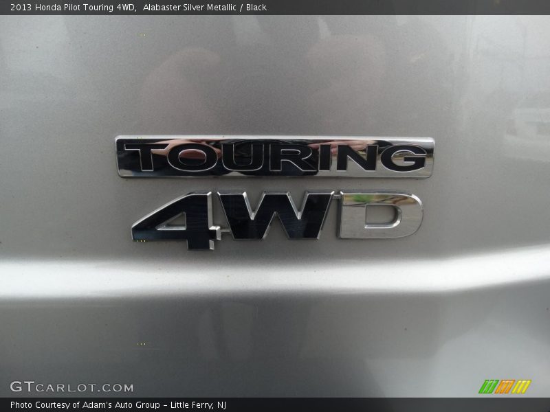 Alabaster Silver Metallic / Black 2013 Honda Pilot Touring 4WD